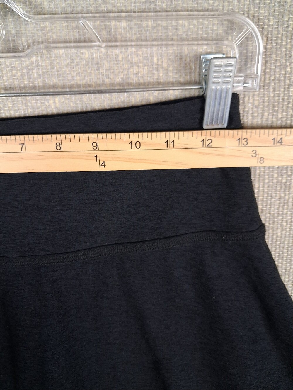 Beyond Yoga Spacedye Hot Shot Circle Skort Size Small Black Heather Activewear - Picture 5 of 6